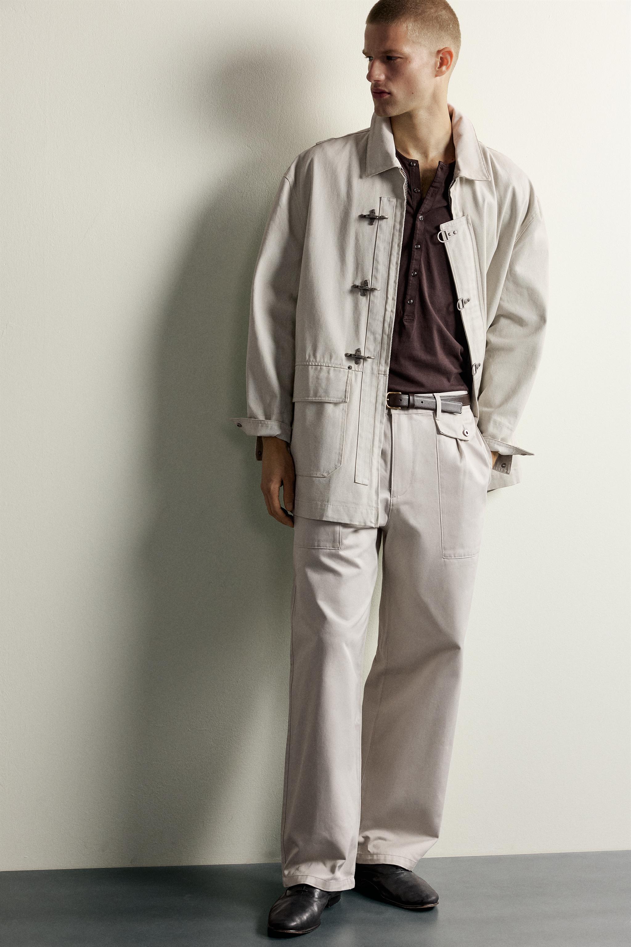 RELAXED FIT FIREMAN CLASP JACKET
