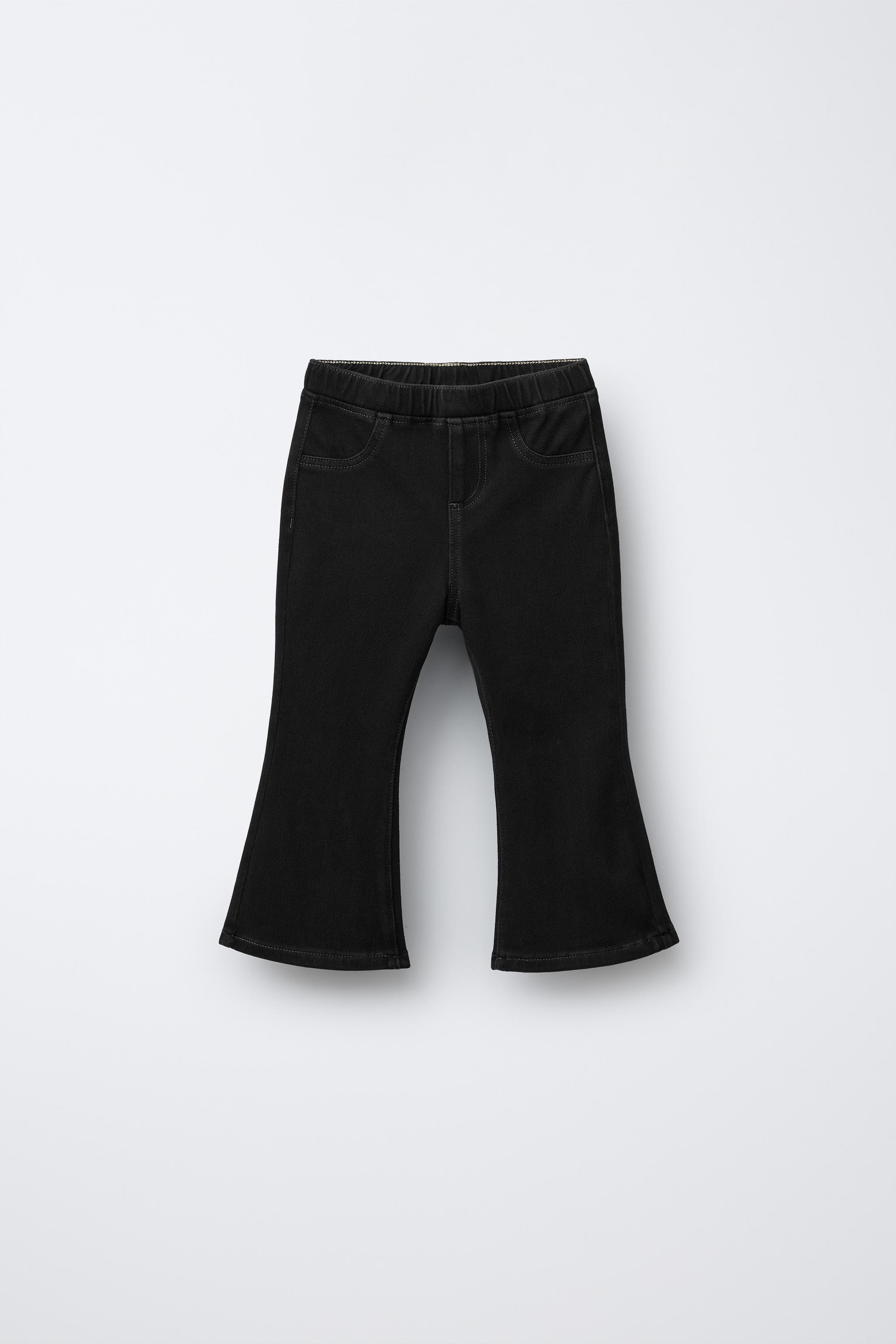 ★ZARA★ STRETCH FLARE TROUSERS CONTOURING STRETCH FLARE PANTS - Black | ZARA United States