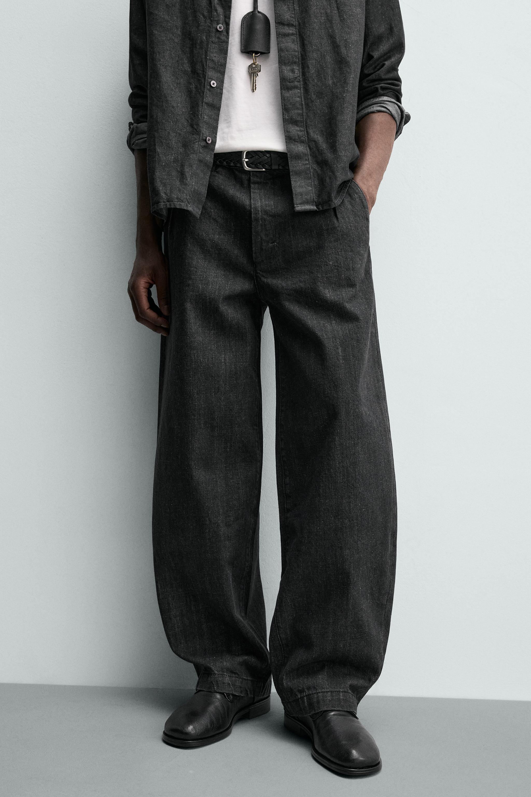 PANTALON CHINO DENIM BARREL FIT