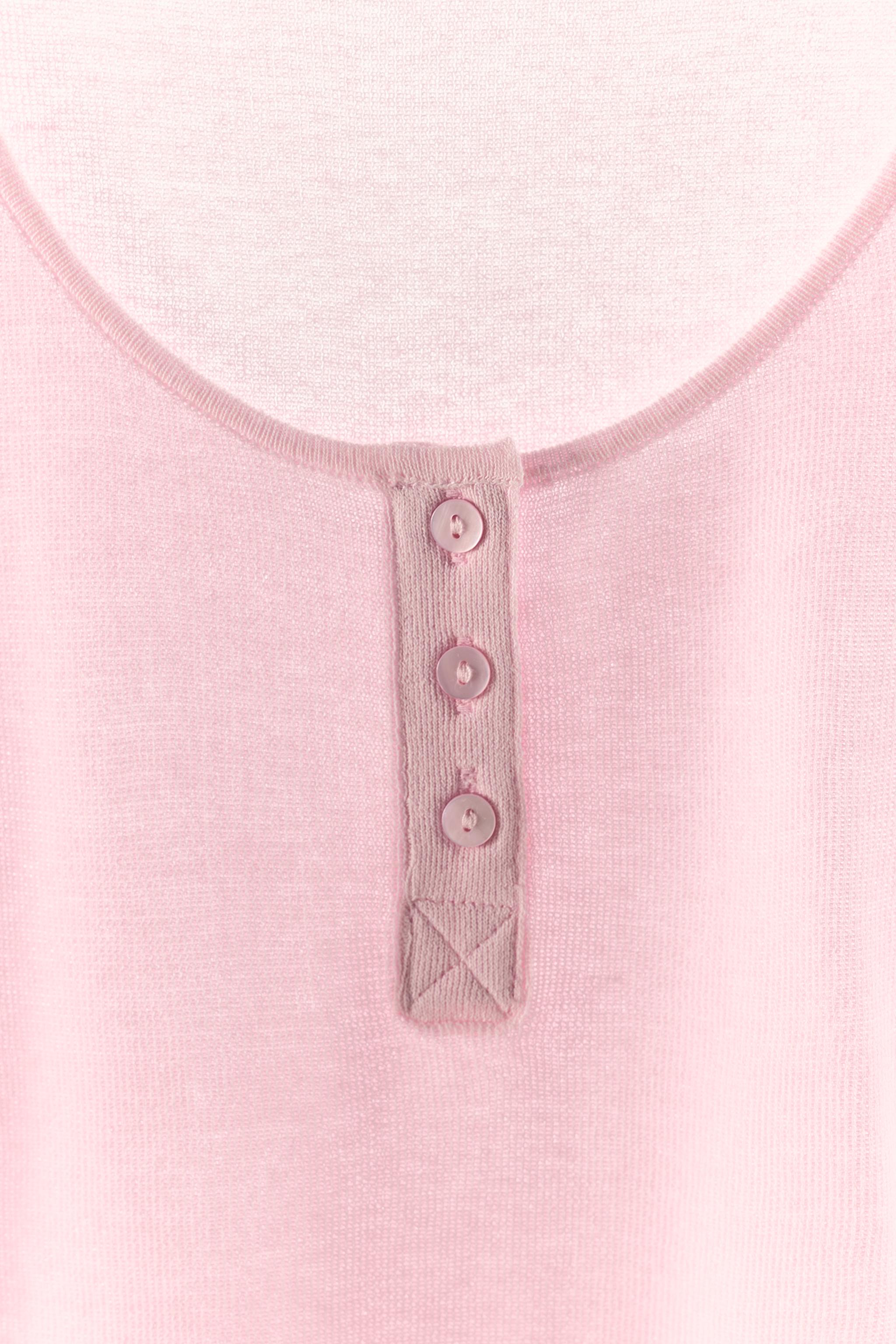 BUTTON-FRONT KNIT TOP