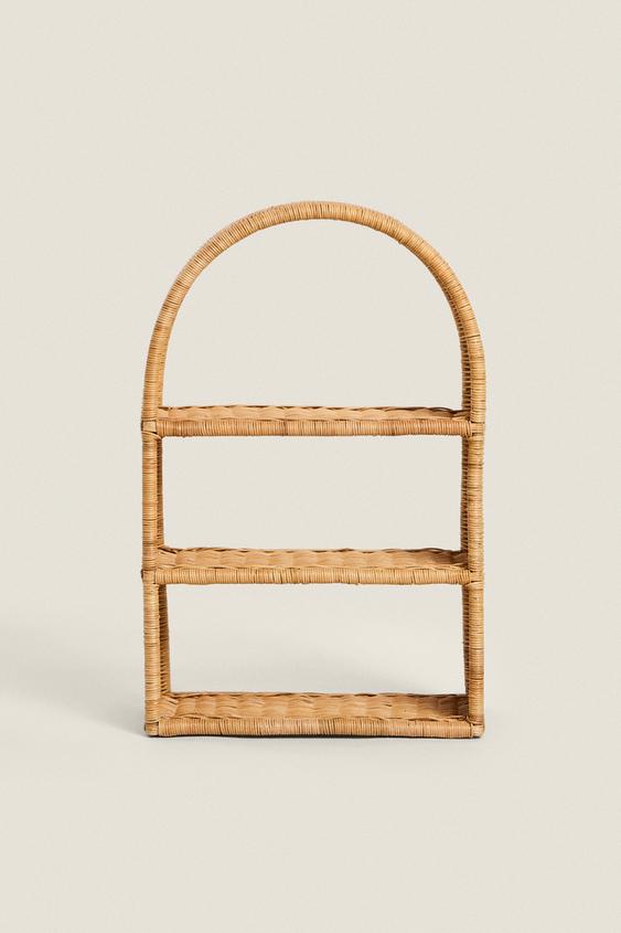 OVALES KINDERREGAL AUS RATTAN - Hellbeige von Zara - Bild 0