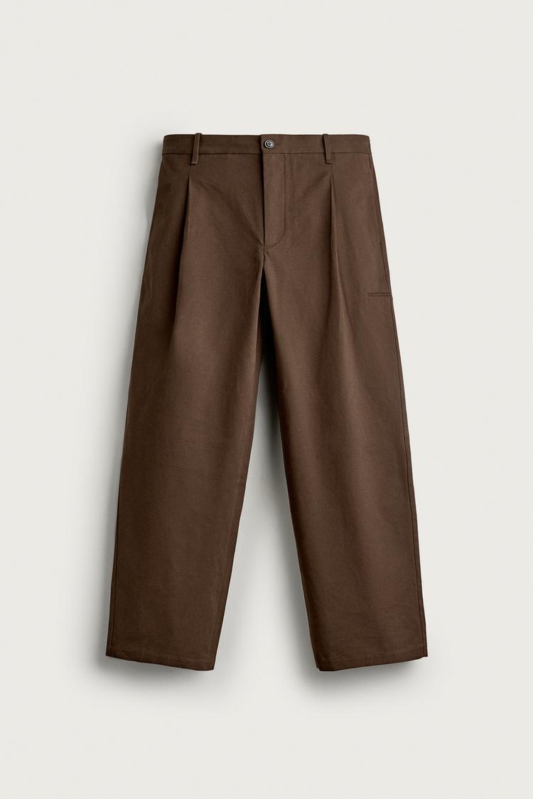 Pantalon  relaxed fit pliegues