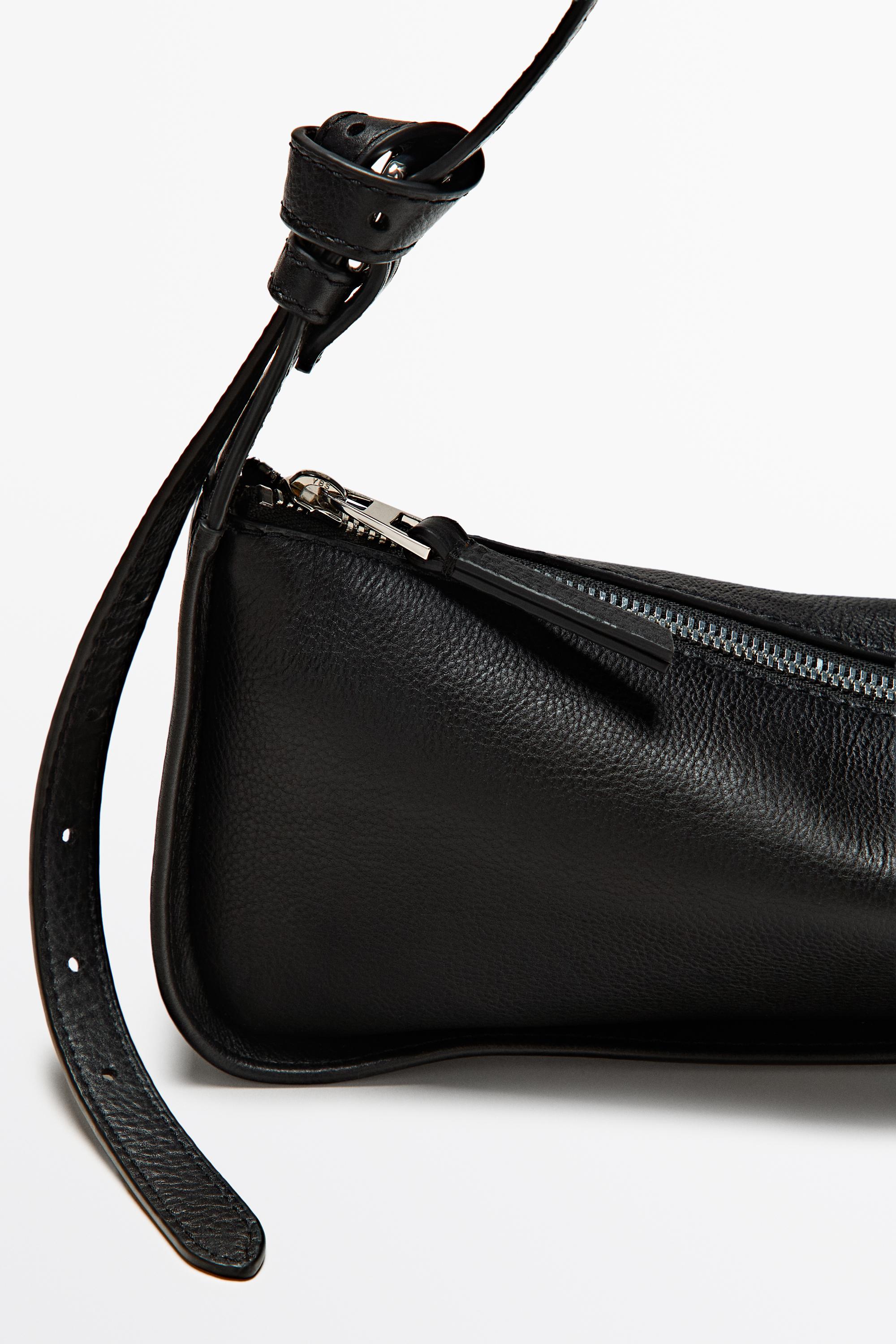 Mini leather shoulder bag