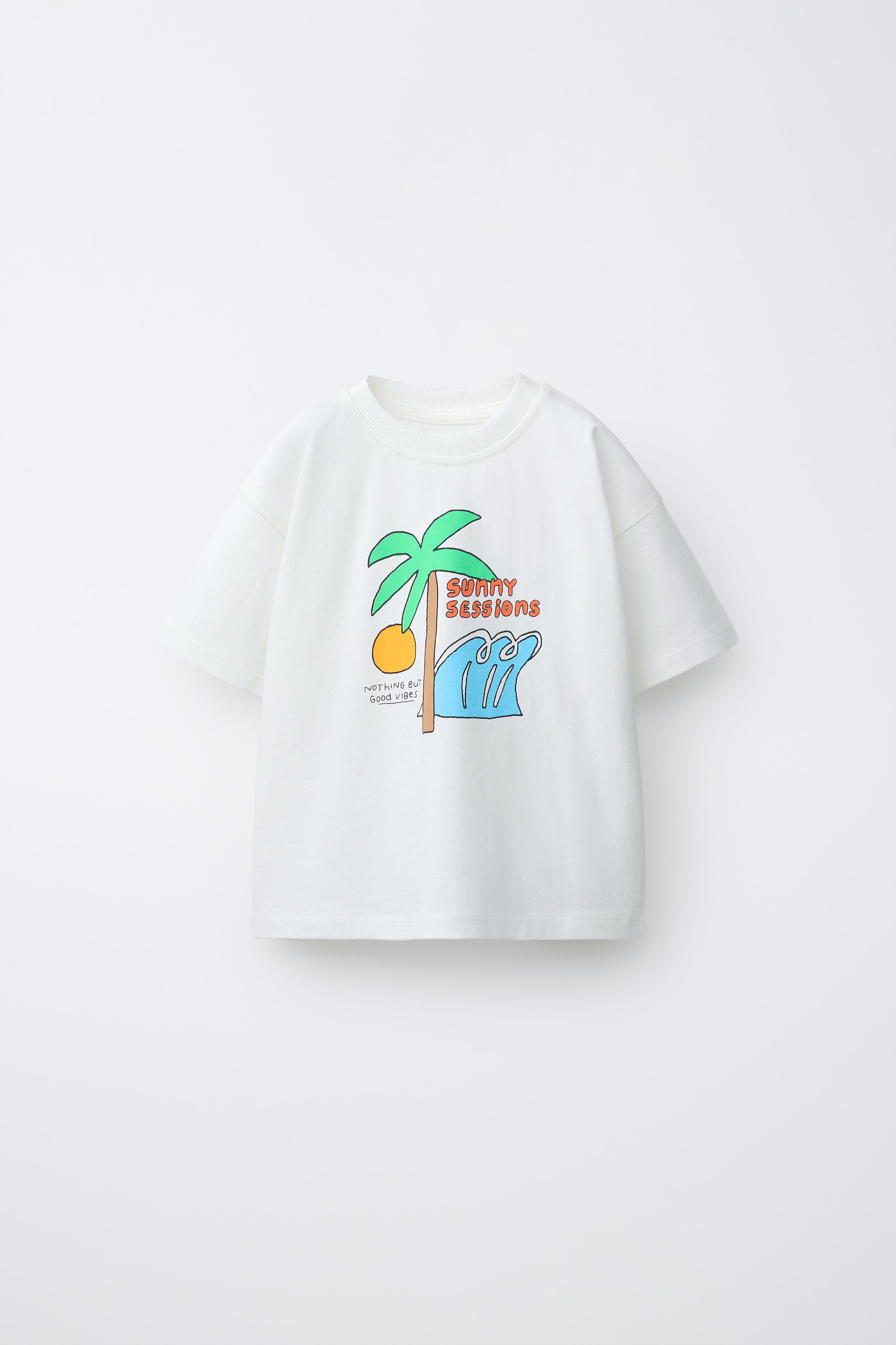 プリントTシャツ - ホワイト | ZARA Japan / 日本