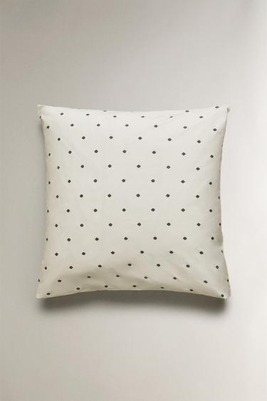 FLORAL PRINT PILLOWCASE - Oyster-white by Zara - Image 1