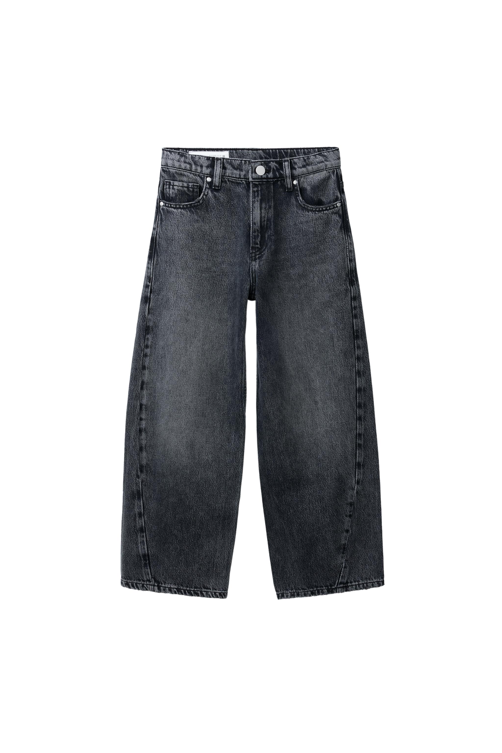 バレルフィットデニムパンツ - ブルー／ブラック | ZARA Japan / 日本