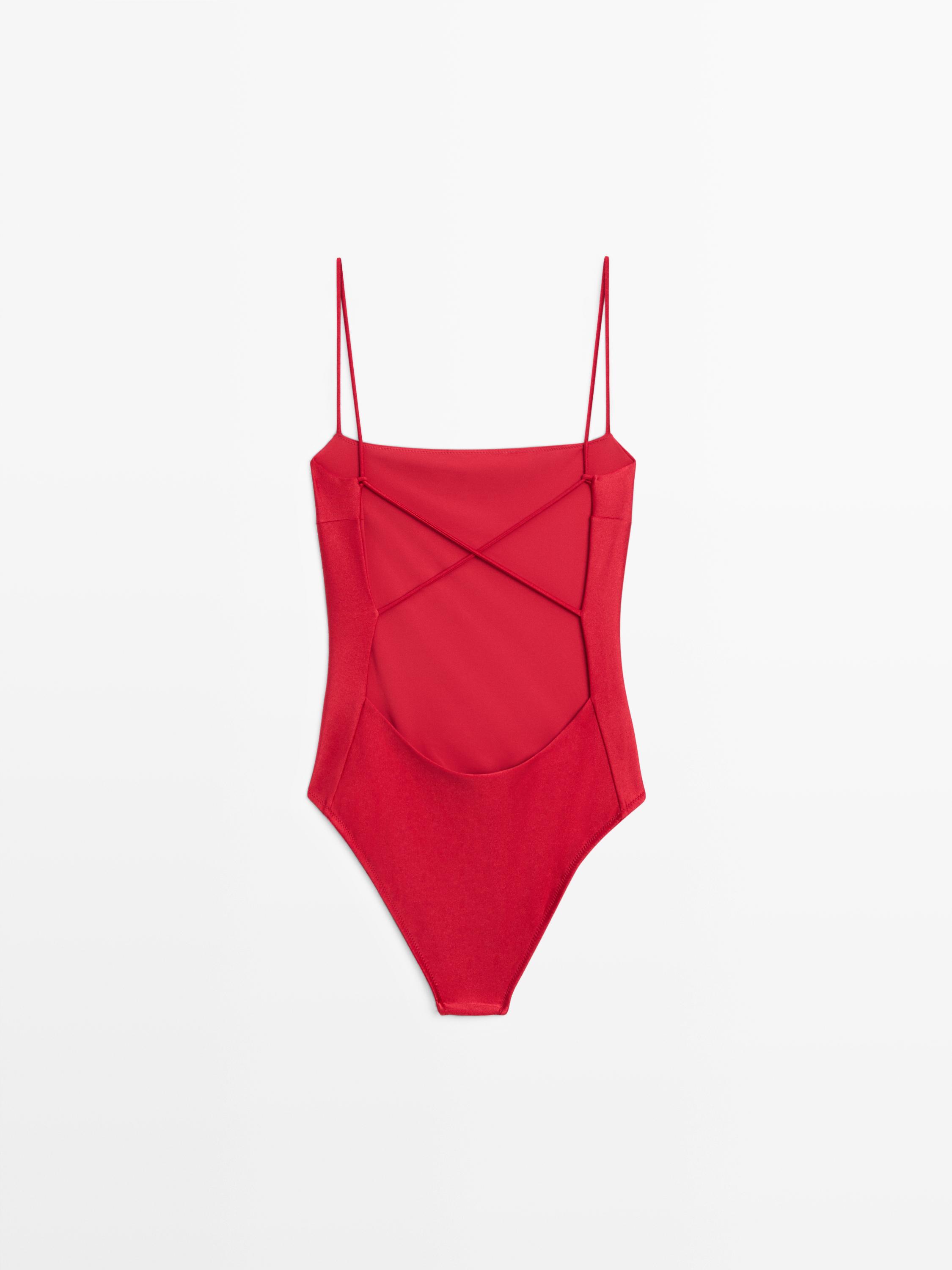 Maillot de bain à bretelle fine