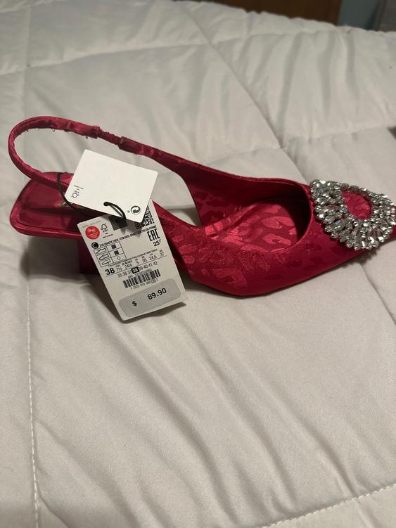 EMBELLISHED HEELED SLINGBACKS - Image 2
