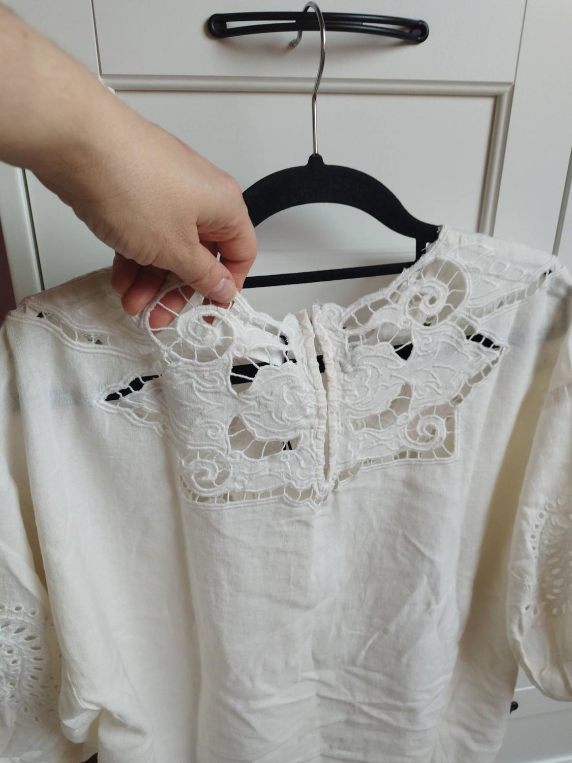 ZW COLLECTION BLOUSE WITH CUTWORK EMBROIDERY - Image 7