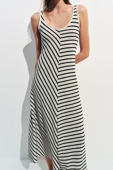 RUSTIC STRIPED DRESS - striped by Zara - Image 3