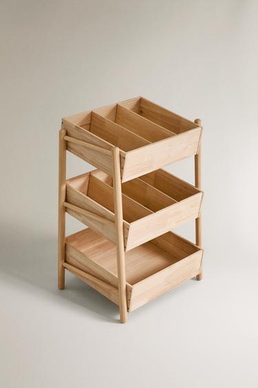 Zara CHILDREN'S DRAWER SHELF UNIT - Light beige