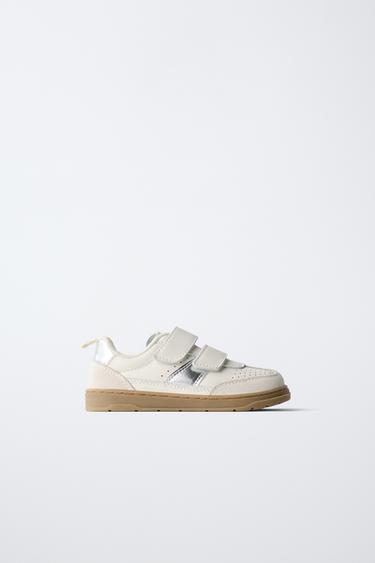 BAREFOOT LEATHER SNEAKERS - White by Zara