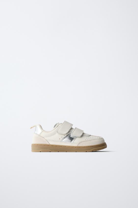 BAREFOOT LEATHER SNEAKERS - White de Zara - Imagen 0