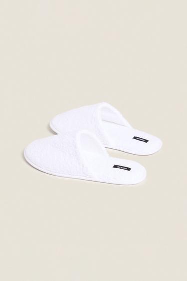 TERRY SLIPPERS - White by Zara