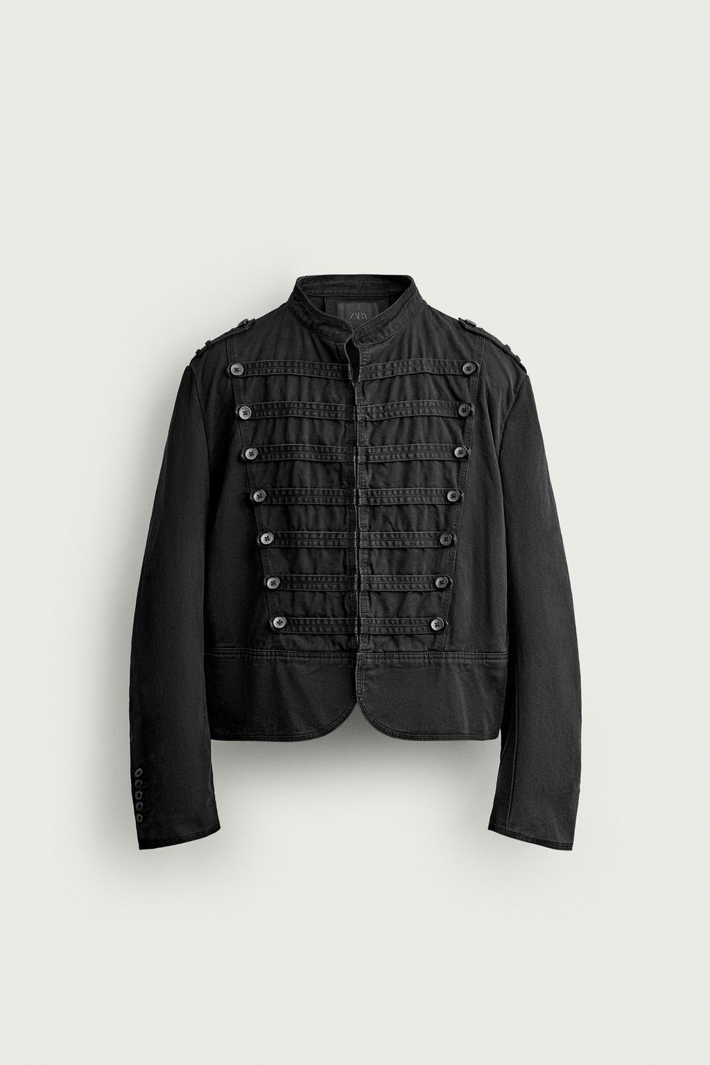 CROPPED FIT JACKET WITH TABS