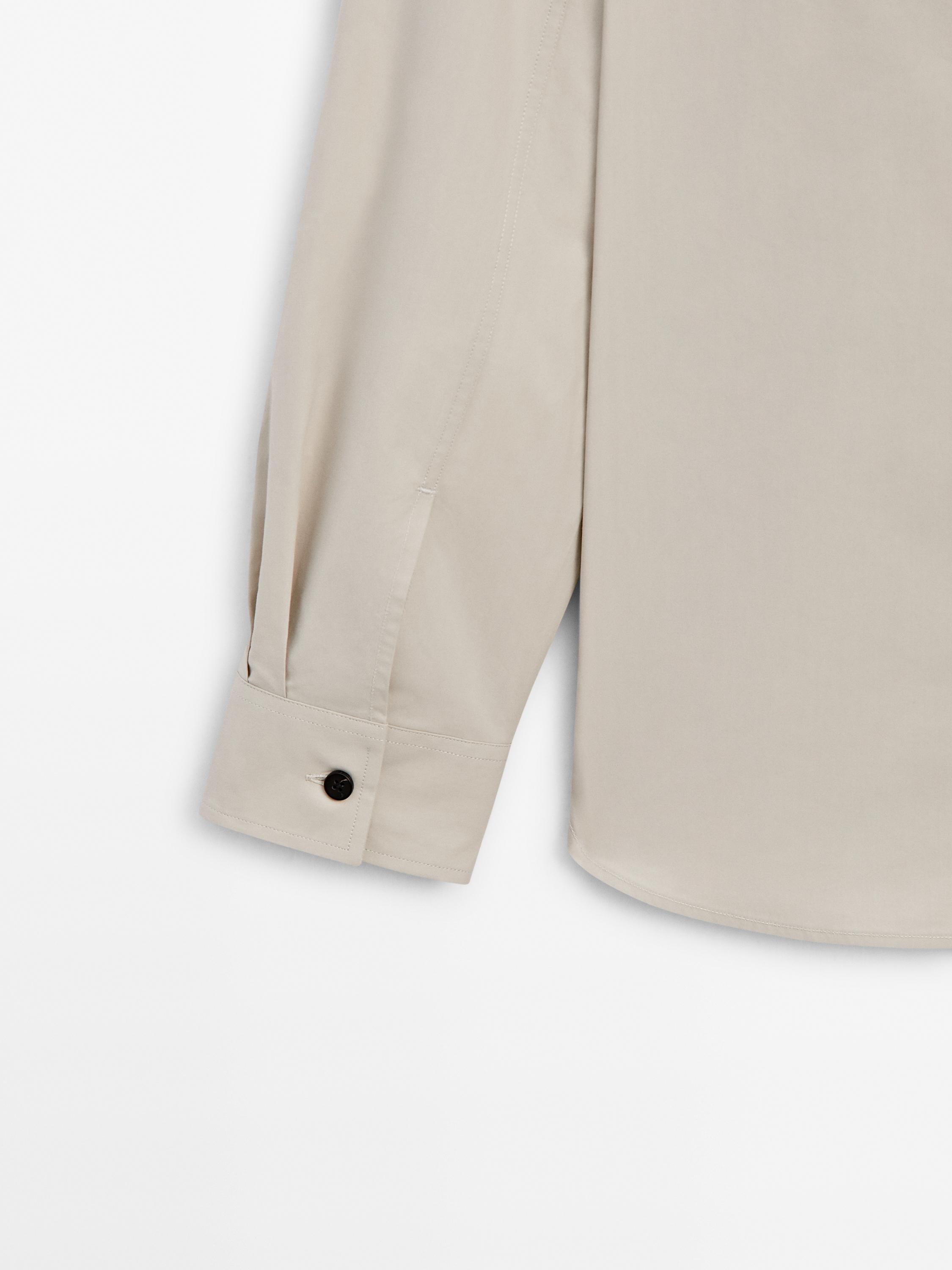 Relaxed fit poplin shirt with pocket - Limited Edition