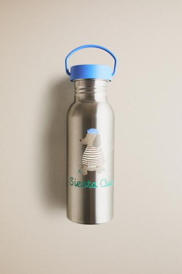 CHILDREN'S STEEL DOGGY BOTTLE - Multicoloured by Zara - Image 4