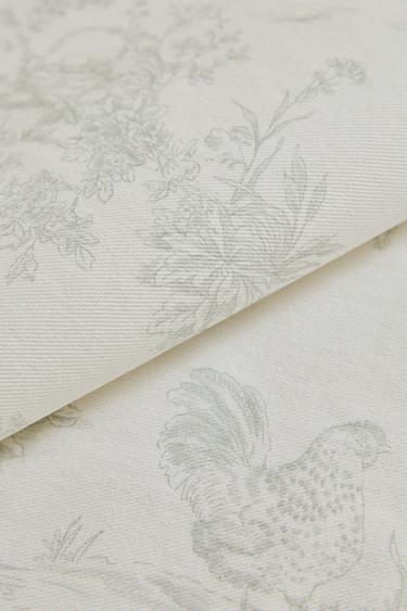 RESIN-COATED TOILE PLACEMAT - Blue by Zara - Image 3