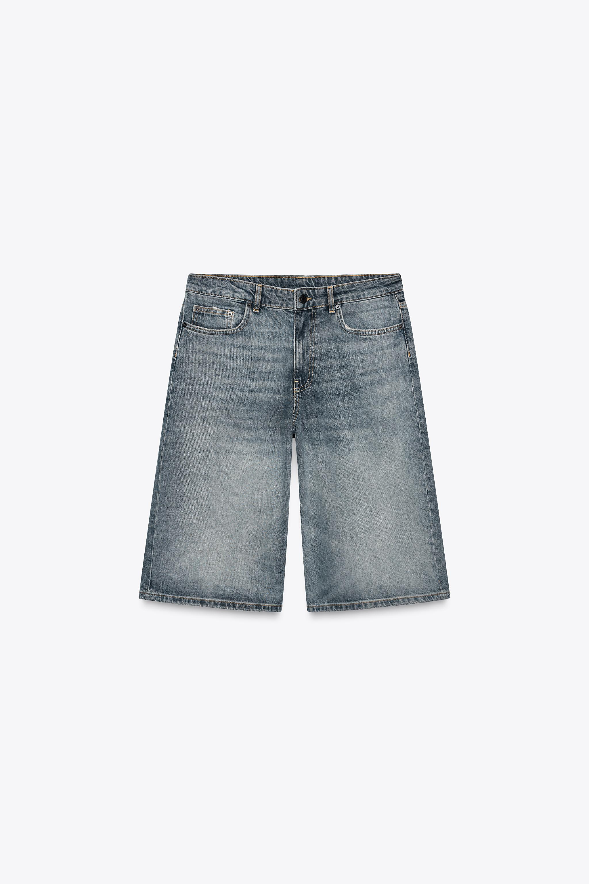 【YOURNUS】Harriet Curve Bermuda Denim ZW COLLECTION DENIM BERMUDA SHORTS - Blue | ZARA United States