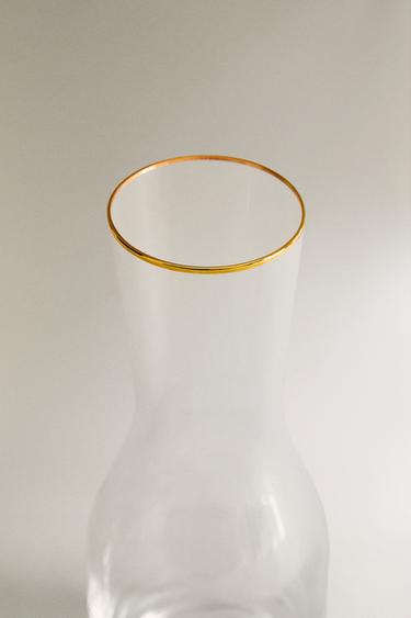 BOUTEILLE BORD DORÉ BOHEMIA CRYSTAL - Or de Zara - Image 5