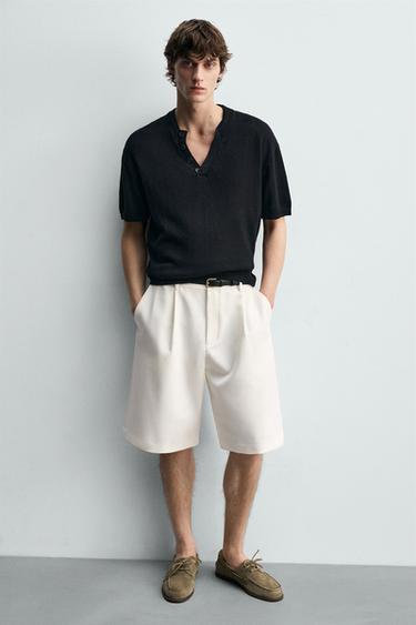 CASUAL LEATHER DECK SHOES - Taupe Grey by Zara - Image 0