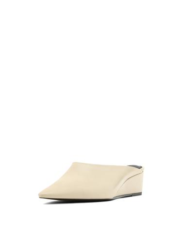 Zara Wedge heel mules - Vanilla Yellow