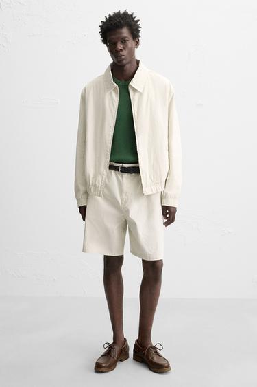 CHAUSSURES BATEAU EN CUIR - Marron de Zara - Image 1