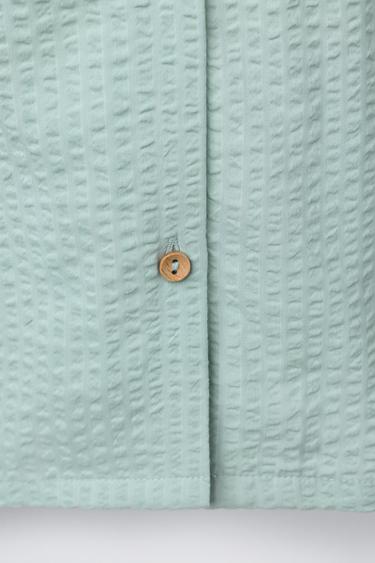 6-14 ANS/PYJAMA CHEMISE SEERSUCKER - Verdâtre de Zara - Image 5