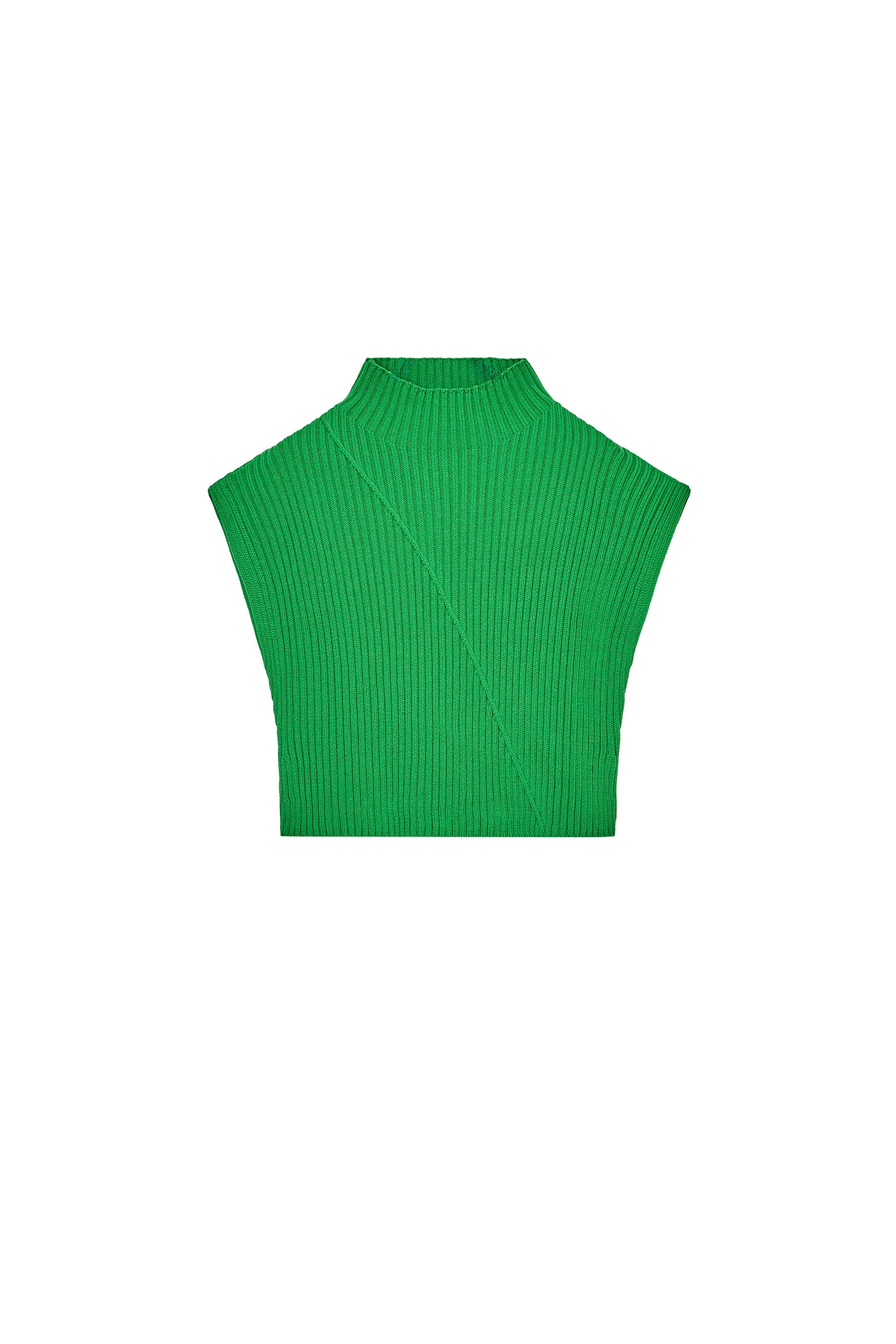 RIB KNIT VEST - Navy blue | ZARA United States