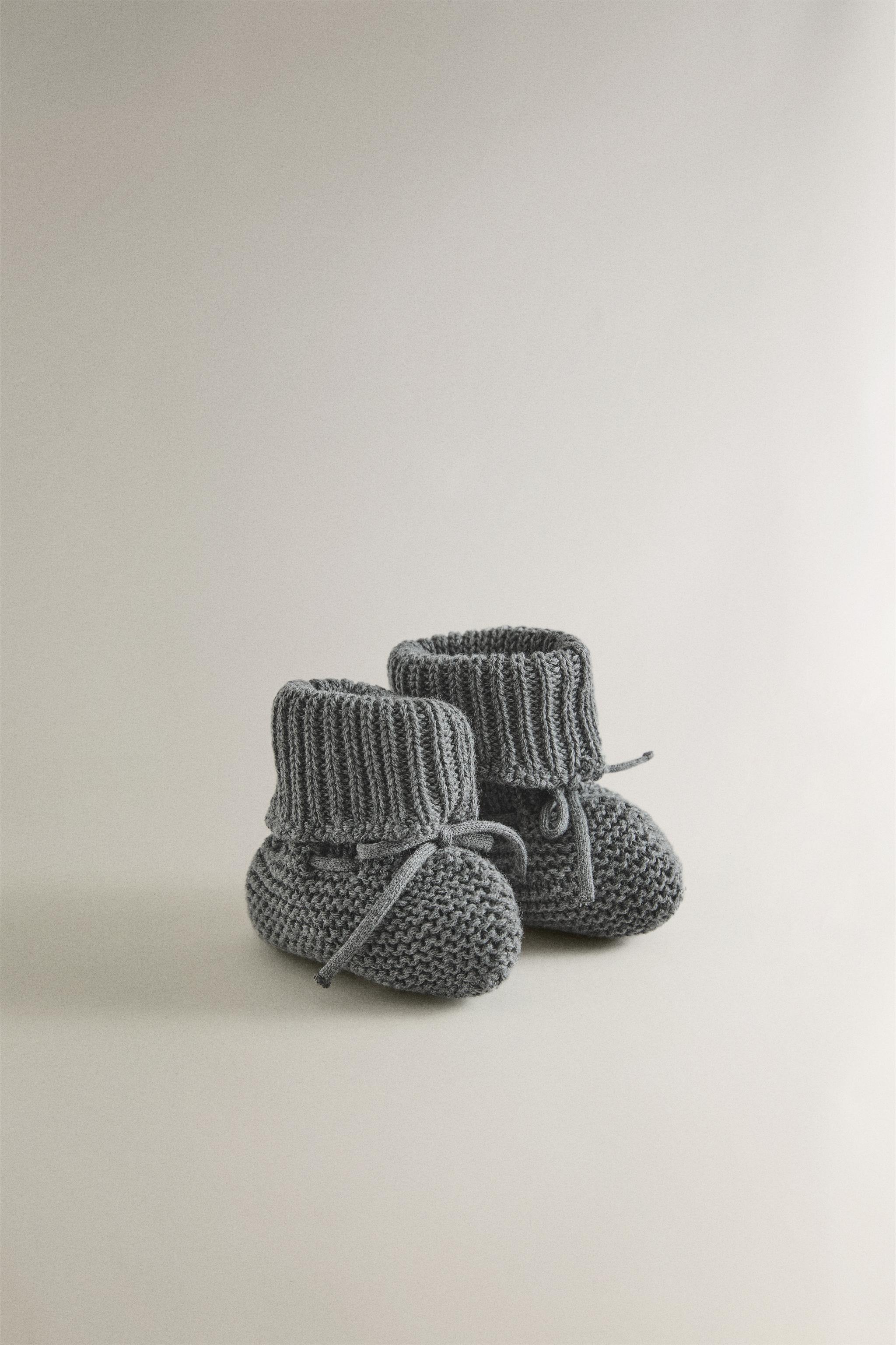 CHAUSSONS BÉBÉ EN MAILLE