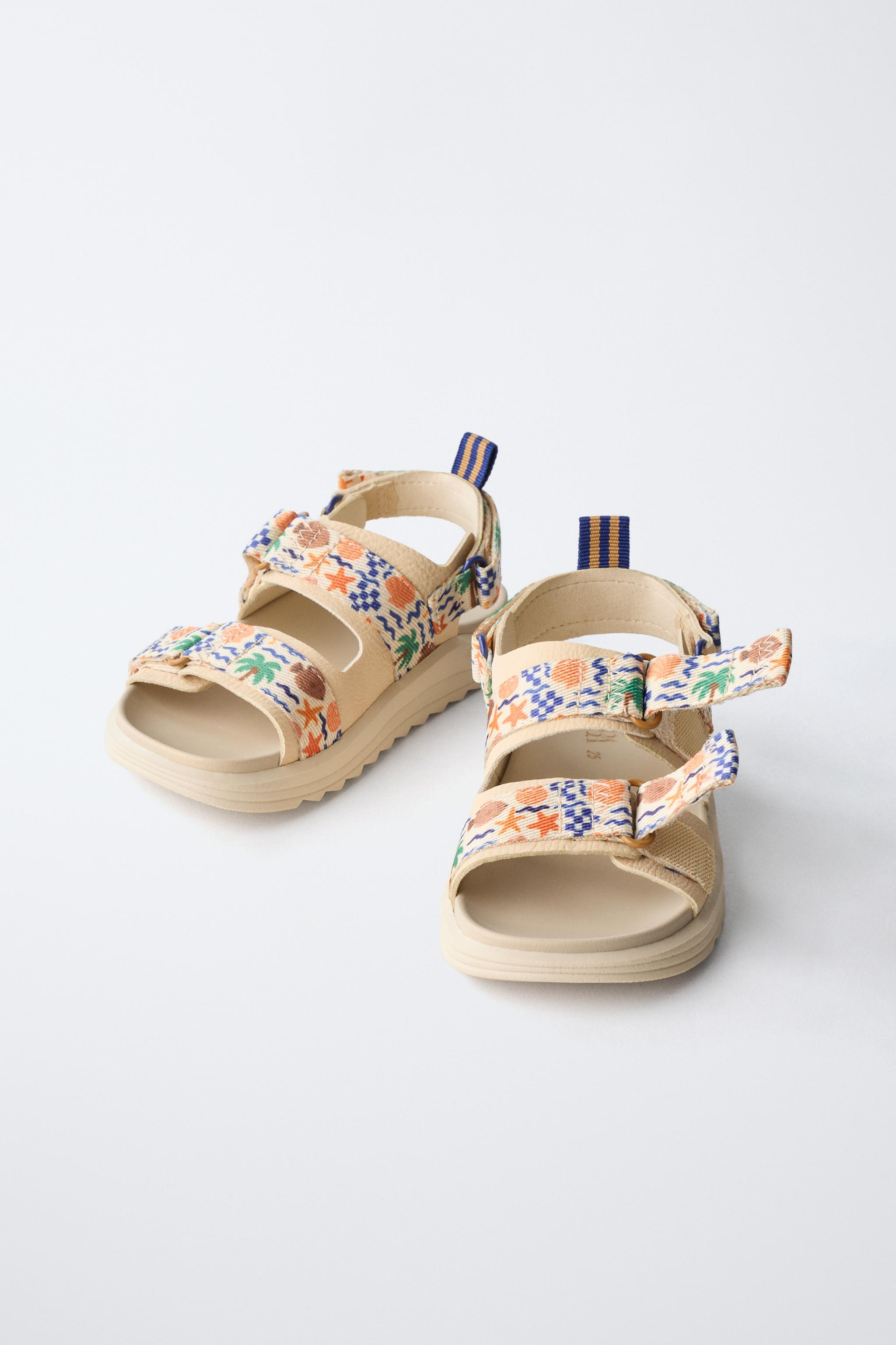 ⭐︎商品 TECHNICAL SANDALS - Off White | ZARA United States