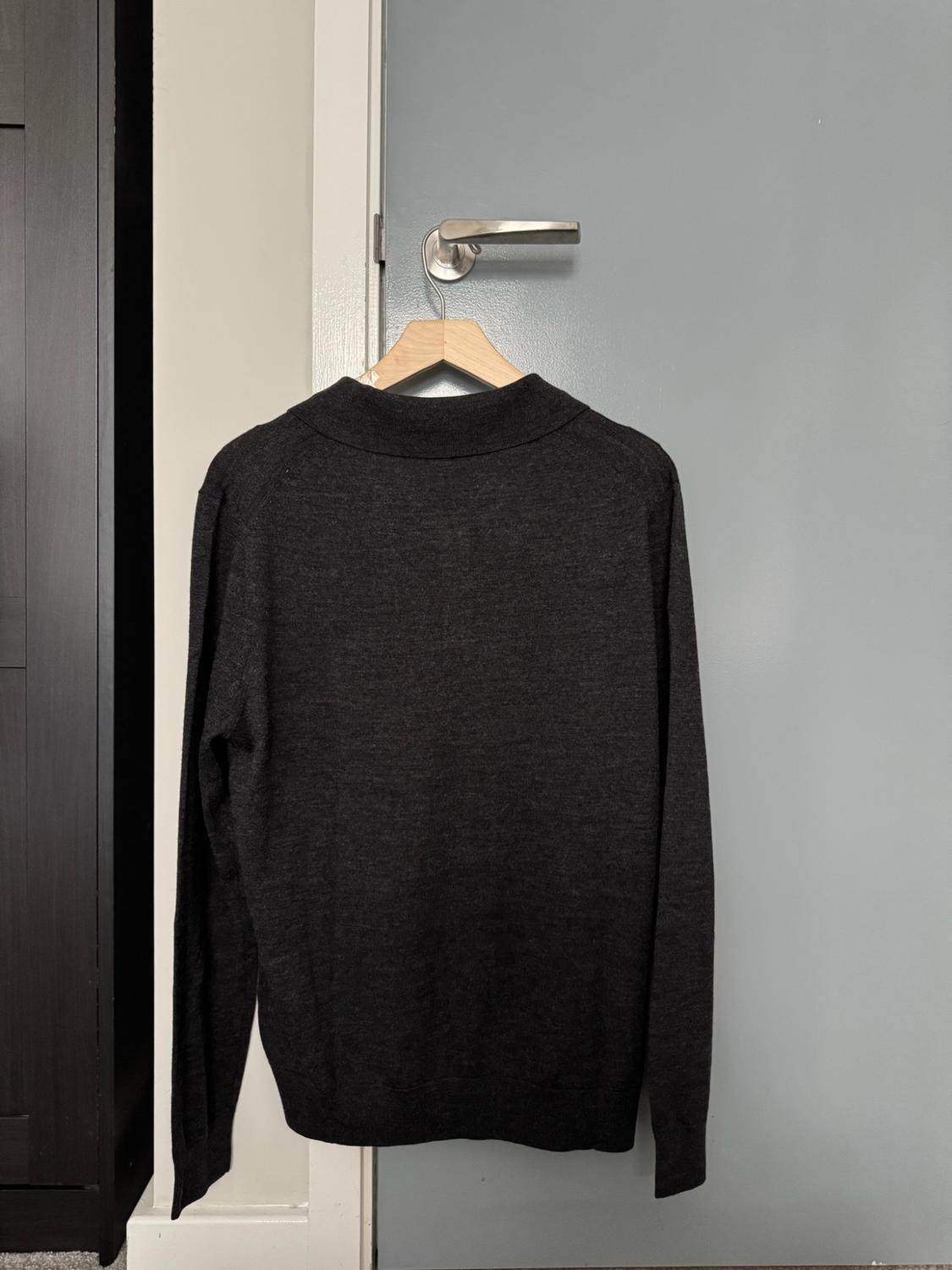 WOOL KNIT POLO SHIRT - Image 3