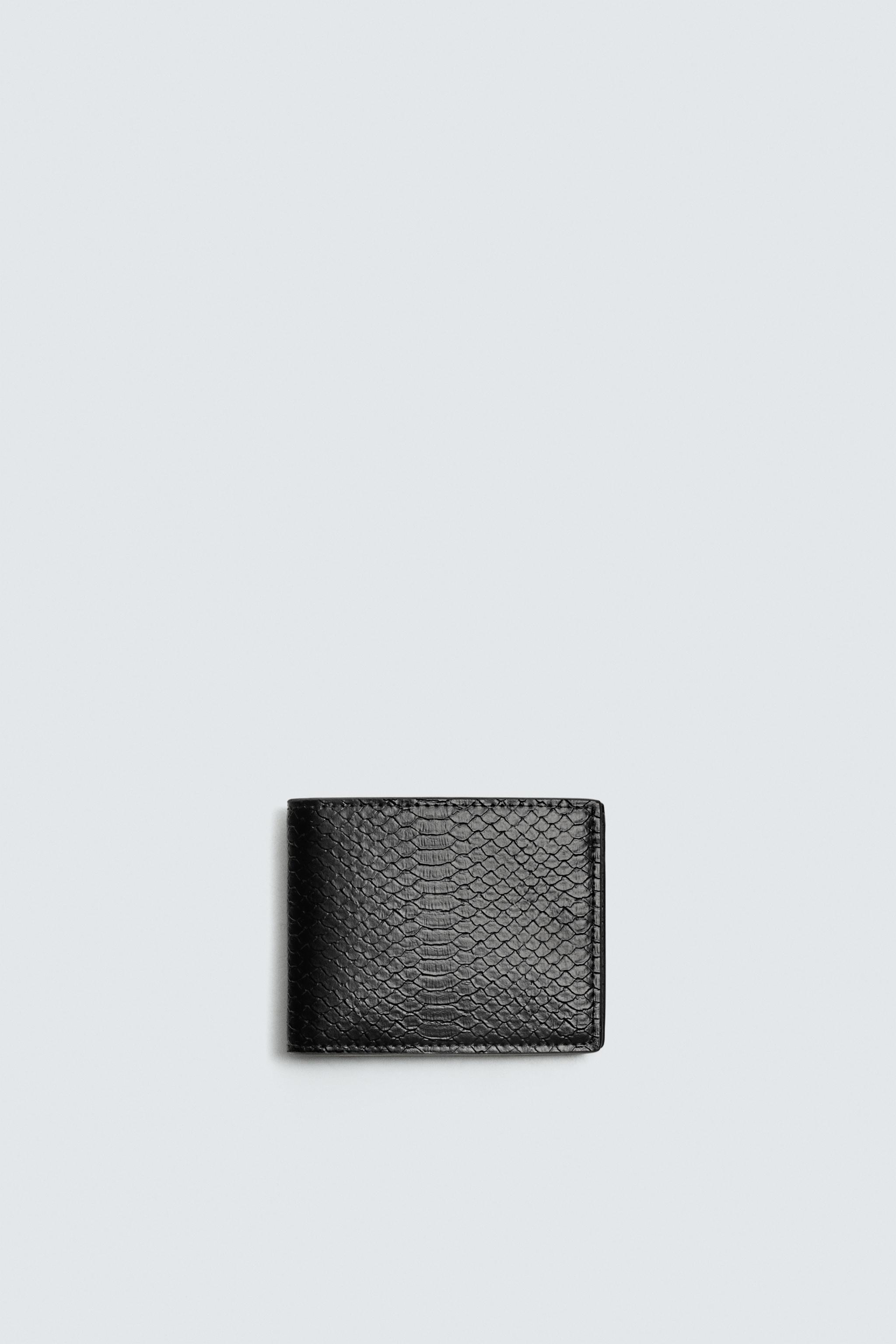 EMBOSSED WALLET - Black | ZARA South Africa