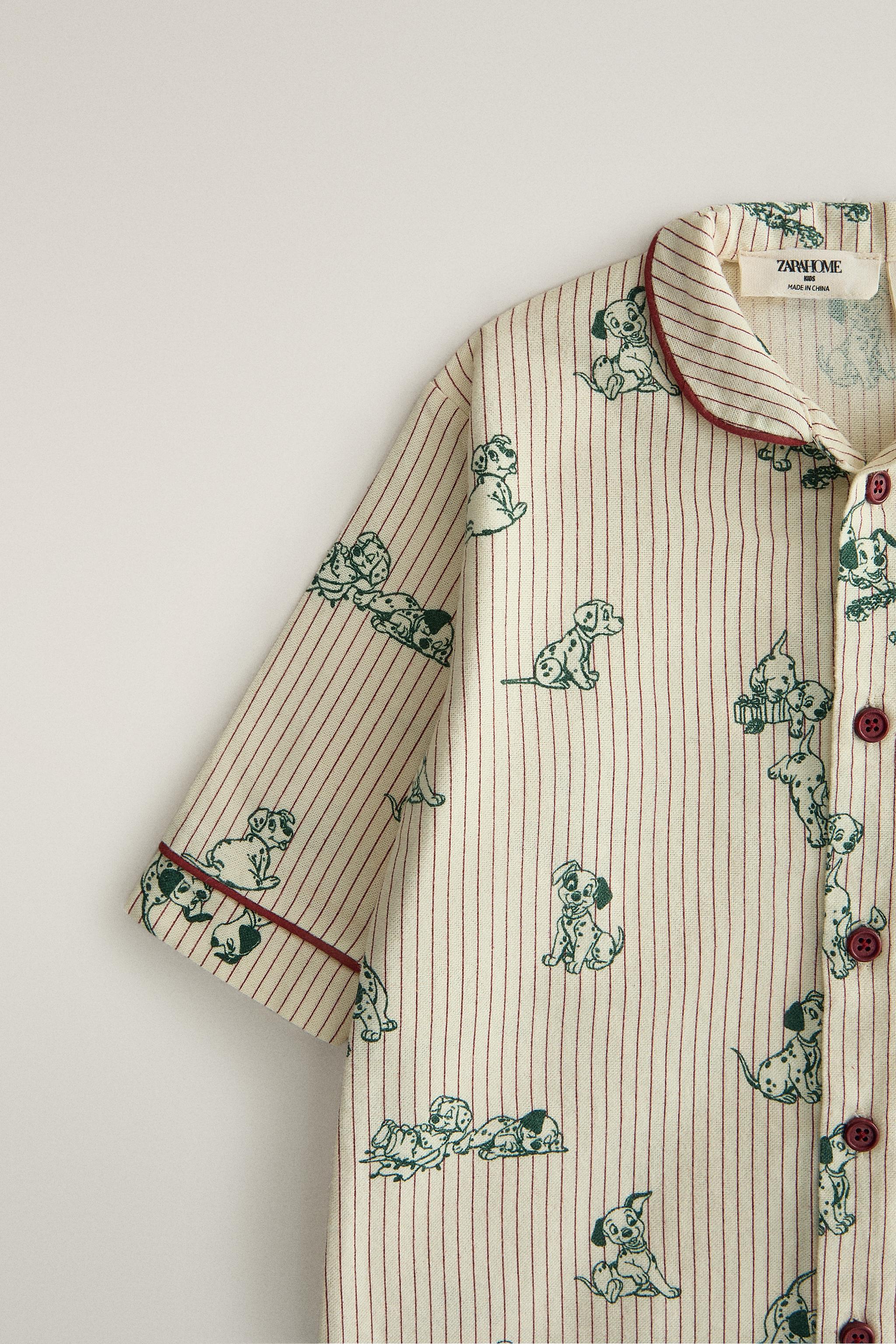 BABY 101 DALMATIANS ©DISNEY CHRISTMAS FLANNEL FOOTED ROMPER