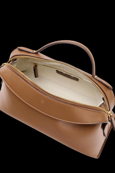 CITY BAG - Dark tan by Zara