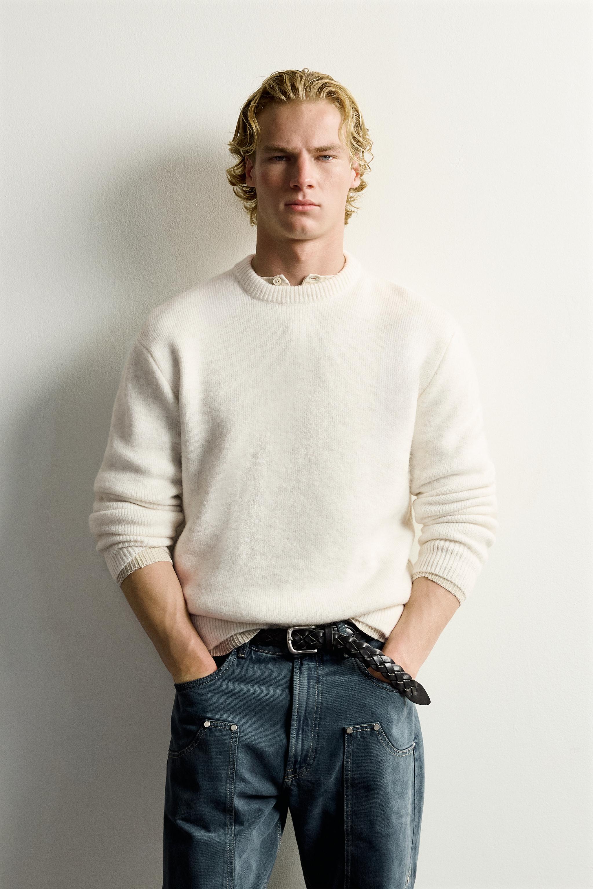 PULL TEXTURÉ AVEC LAINE