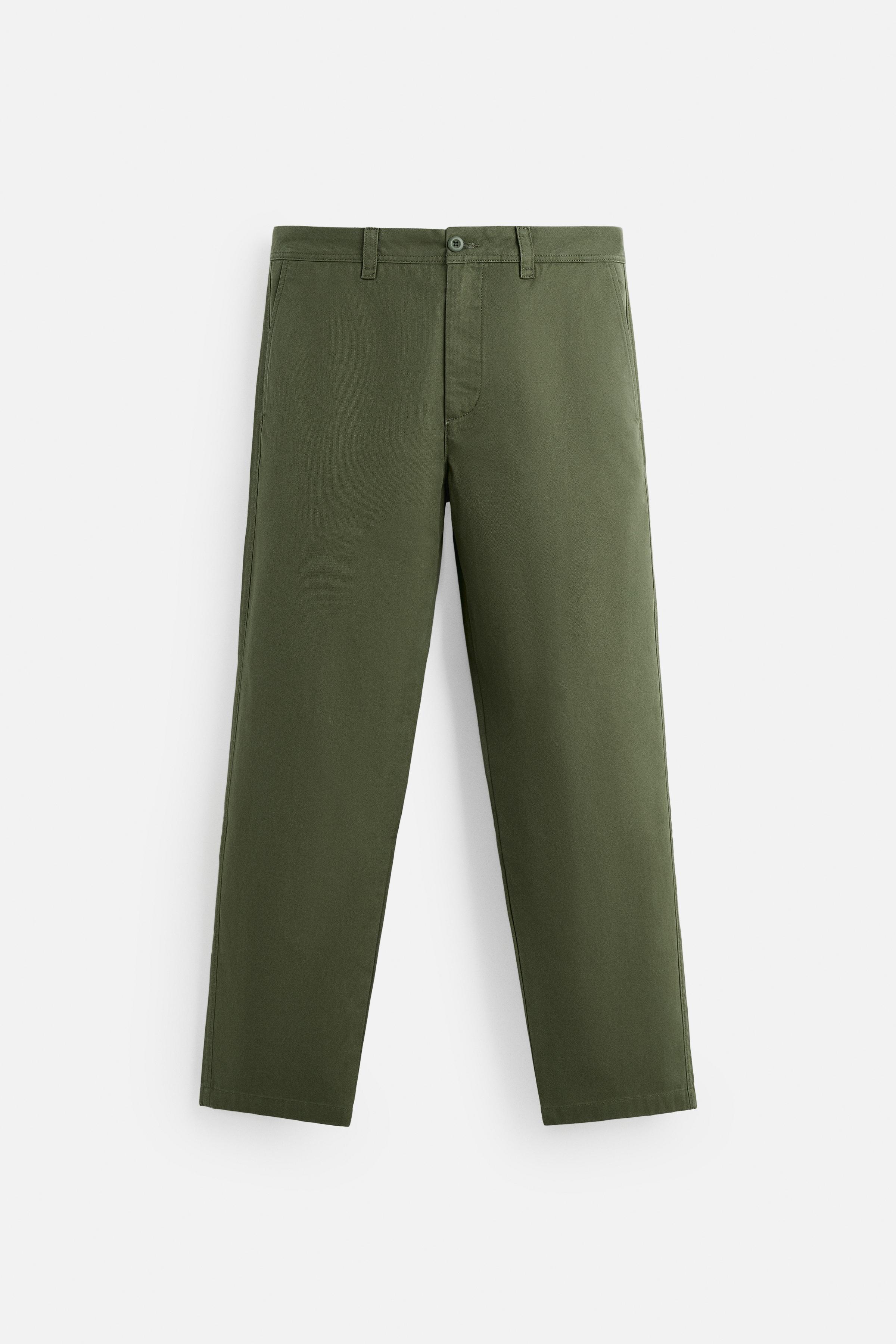 STANDARD FIT CHINO PANTS - Beige | ZARA United States