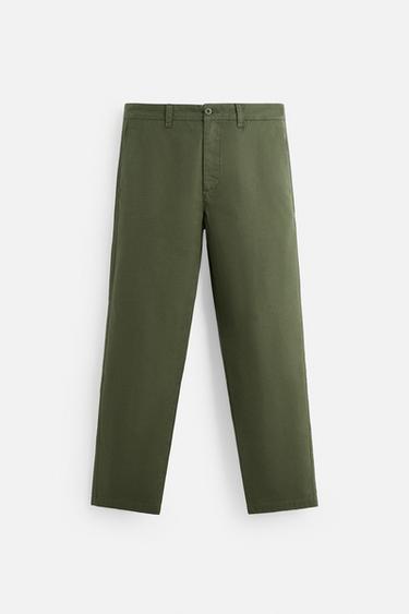 PANTALÓN CHINO STANDARD FIT - Khaki de Zara