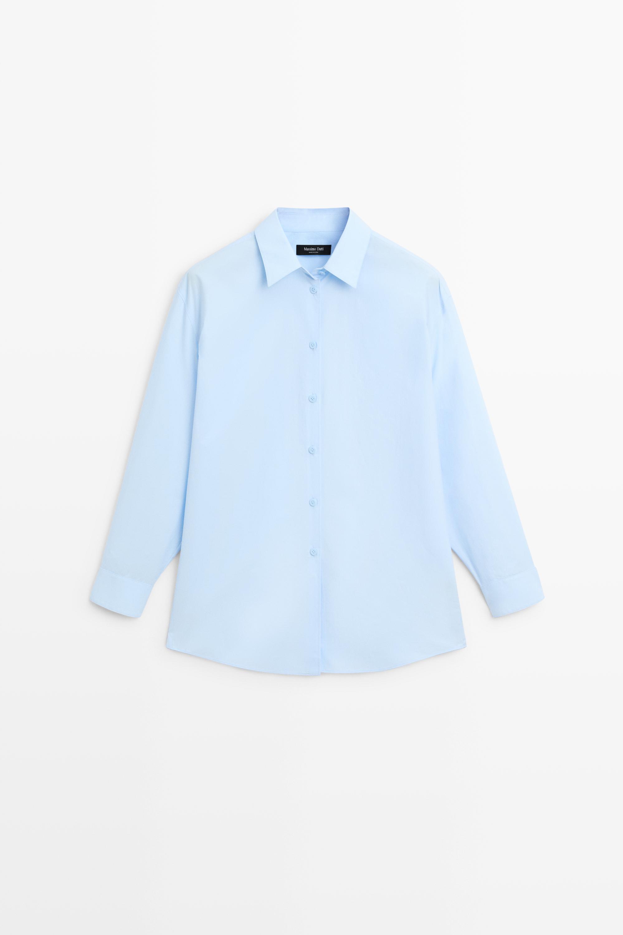 100% cotton poplin shirt