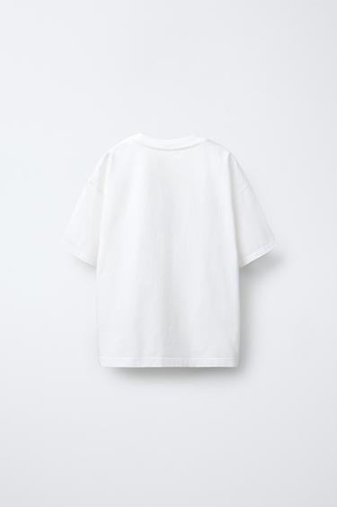 SLOGAN PRINT T-SHIRT - White by Zara - Image 1