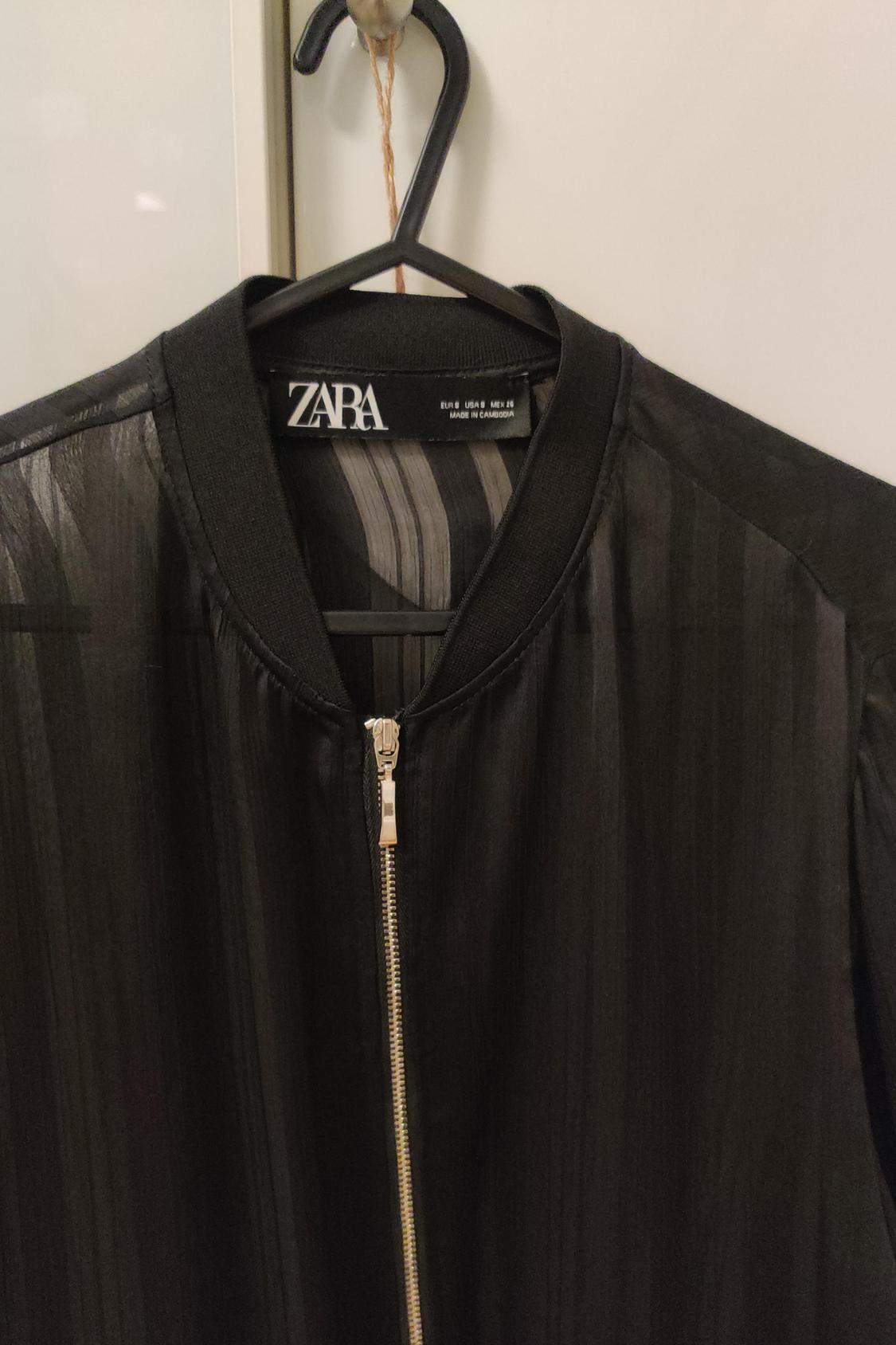 SEMI-SHEER BOMBER JACKET