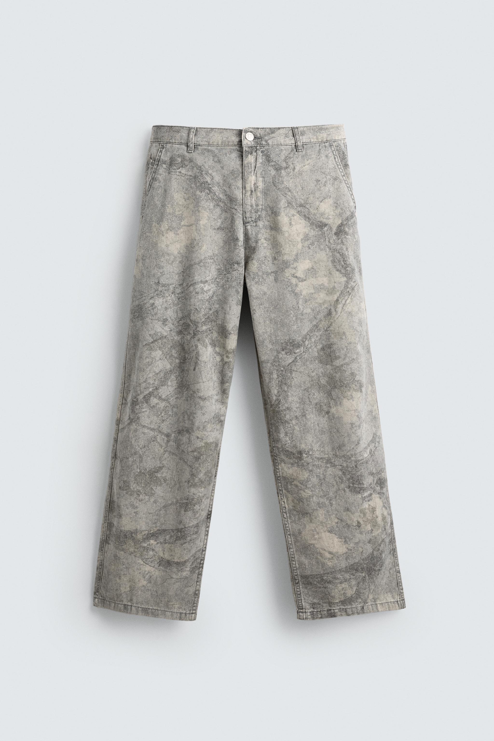 ABSTRACT PRINT RELAXED FIT PANTS