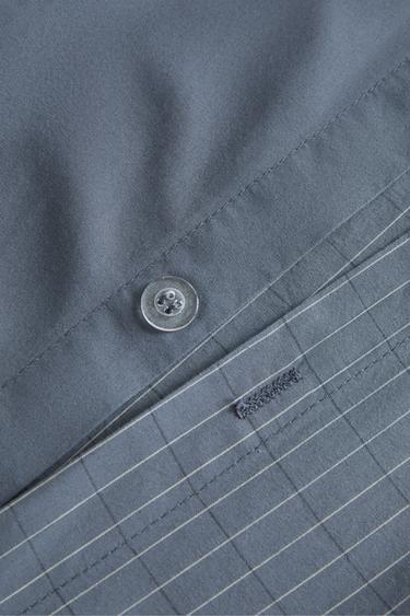HOUSSE DE COUETTE COTON RÉVERSIBLE - Bleu moyen de Zara