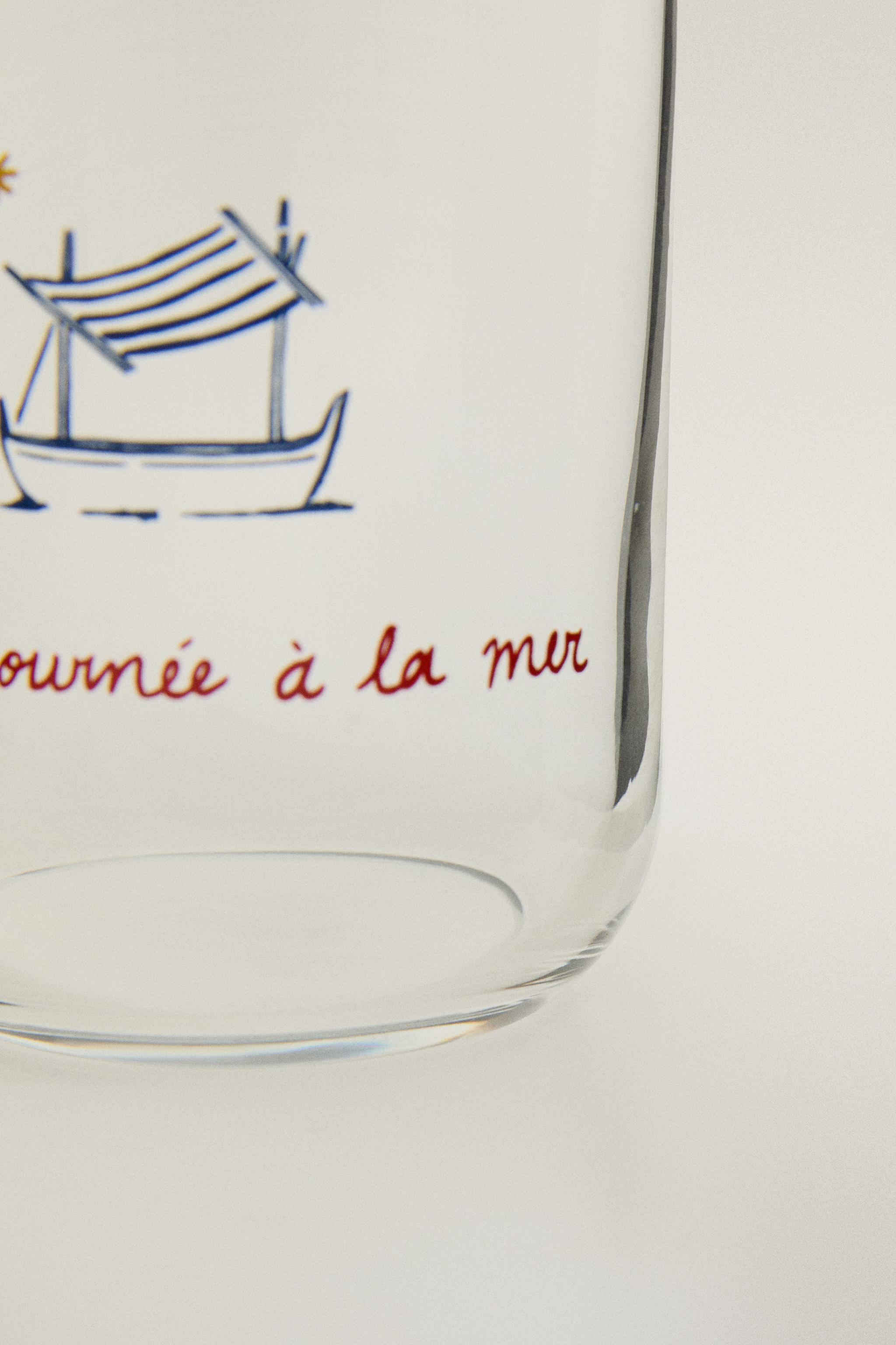 Zara SUMMER GLASS TUMBLER DIEGO NINE — фото 4