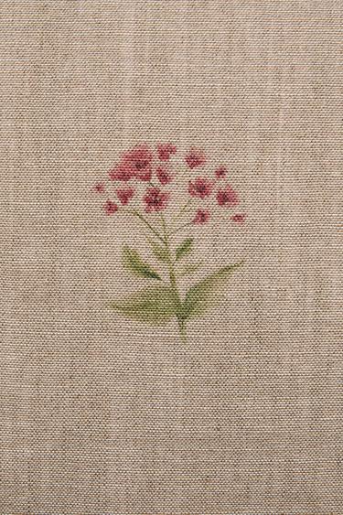 HOUSSE DE COUSSIN FLEURS - Beige clair de Zara - Image 2