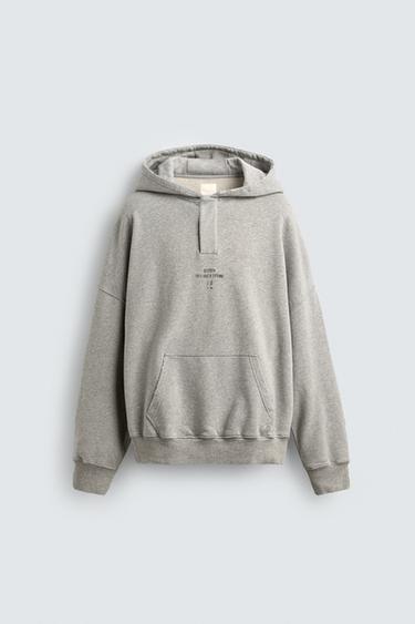 SUADOIRO CANGURO CAPUCHA X SR_A - Gris vigoré de Zara