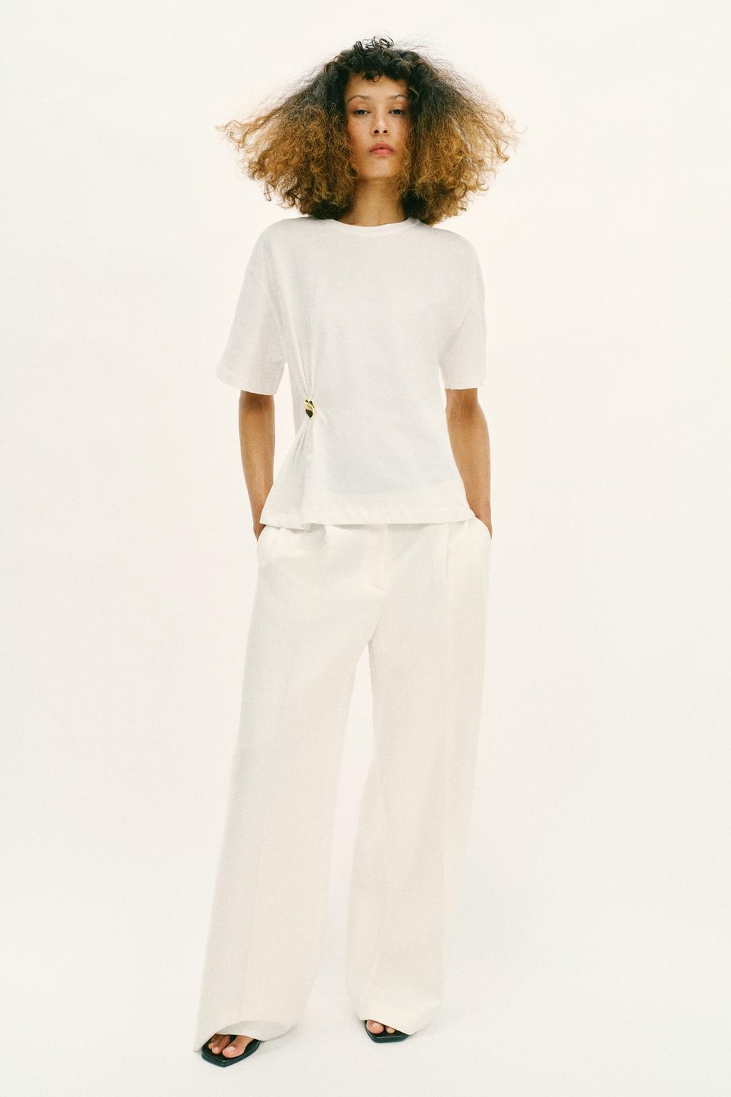 HEAVY COTTON APPLIQU T-SHIRT - image 2