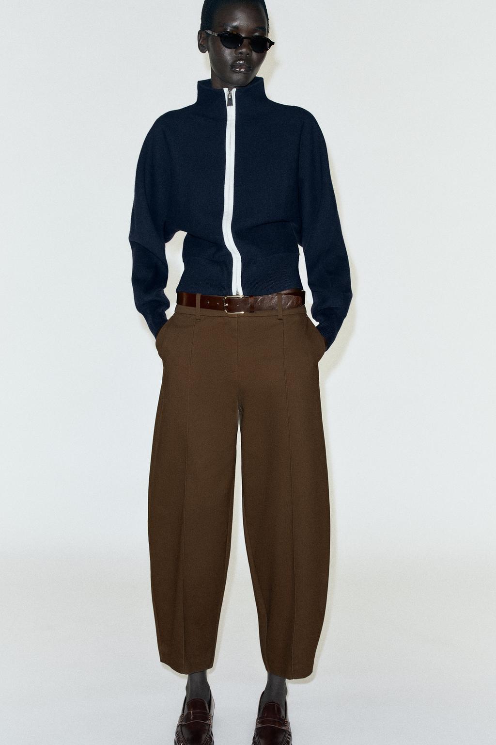 BALLOON TROUSERS WITH BELT