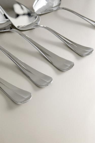 CUILLÈRE DE SERVICE ACIER ARGENTÉ - Acier de Zara - Image 3