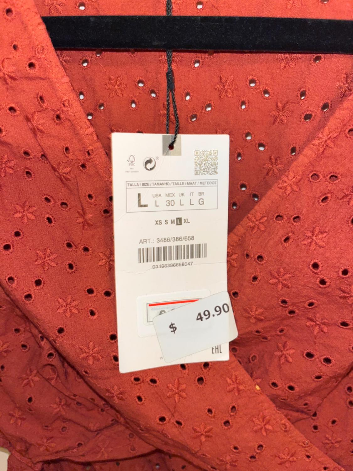 OPENWORK EMBROIDERED DRESS - Image 2